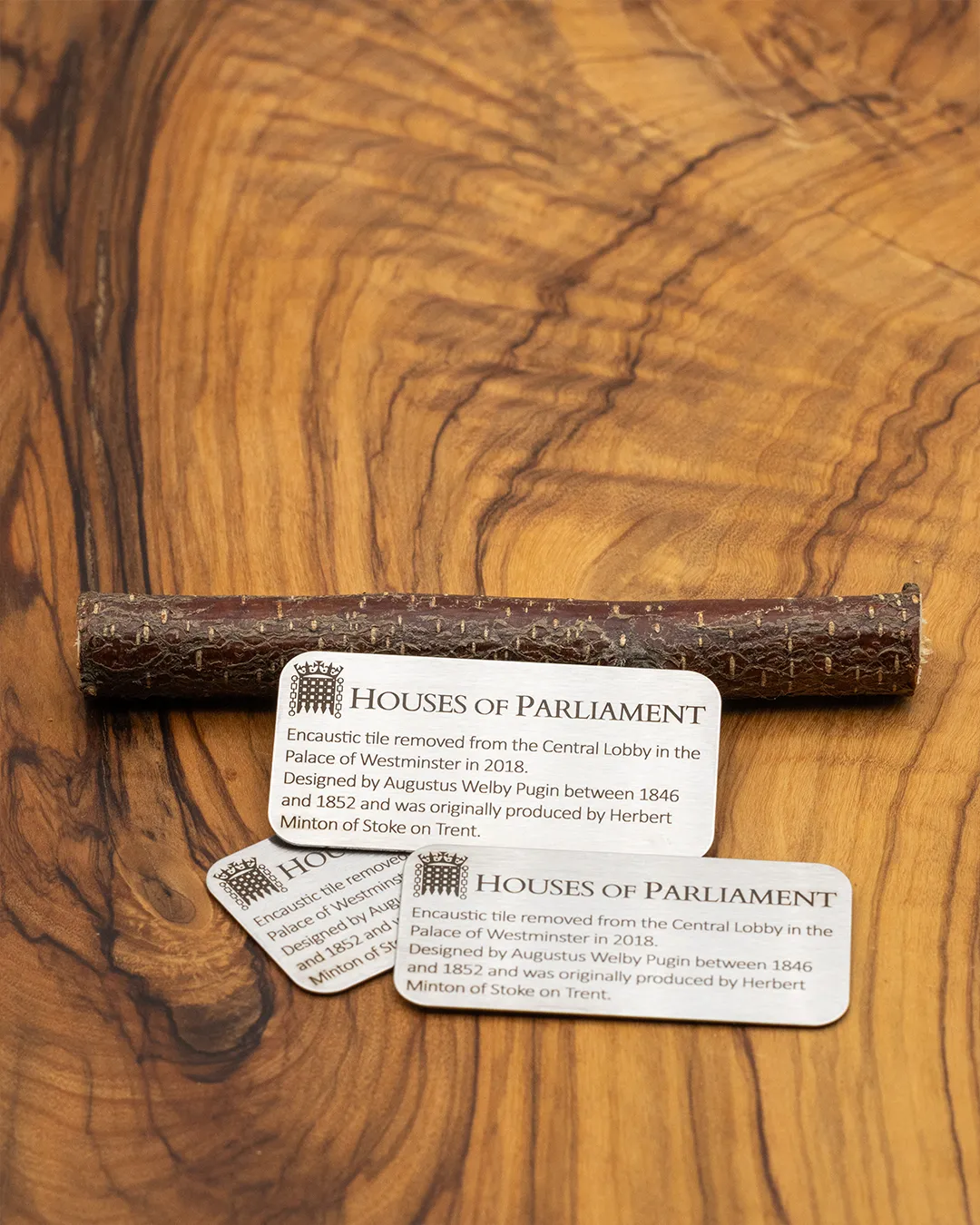 Plaques gravées sur métal brossé, Houses of Parliament